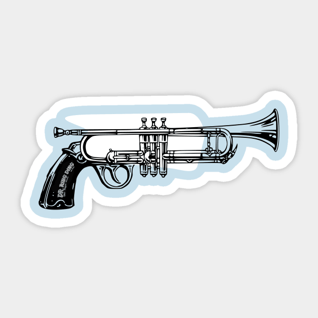 Trumpet Gun Sticker by ringdingofficial